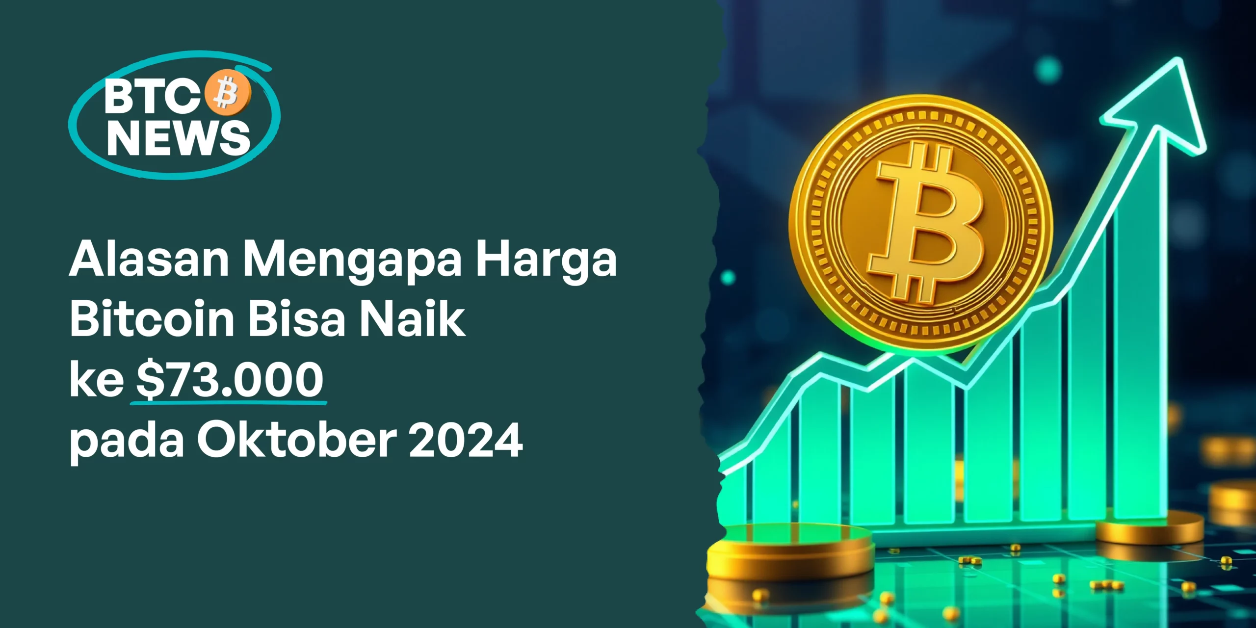 Alasan Mengapa Harga Bitcoin (BTC) Bisa Naik ke $73.000 pada Oktober 2024