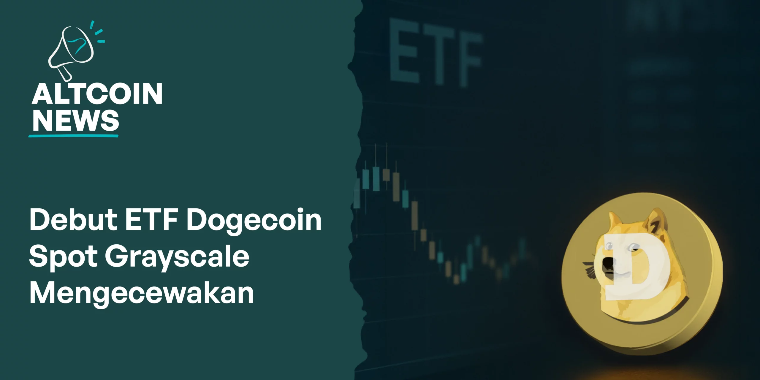 Debut ETF Dogecoin Spot Grayscale Mengecewakan, Volume Perdagangan Hanya  $1,4 Juta