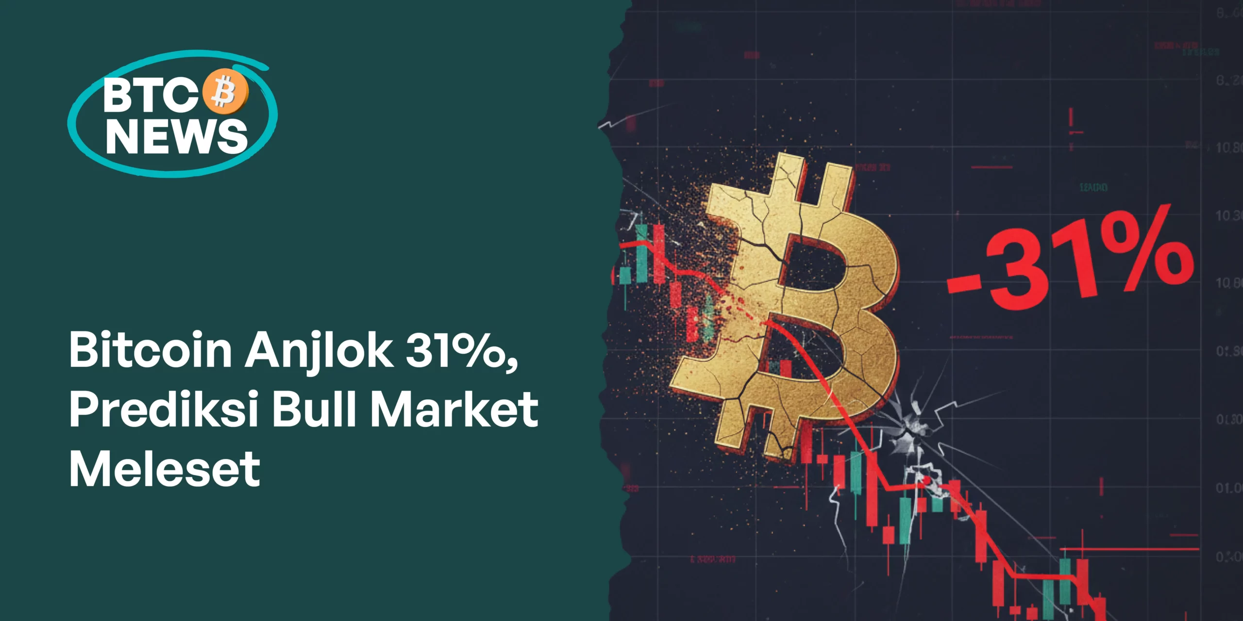 Bitcoin Anjlok 31%, Prediksi Bull Market Meleset