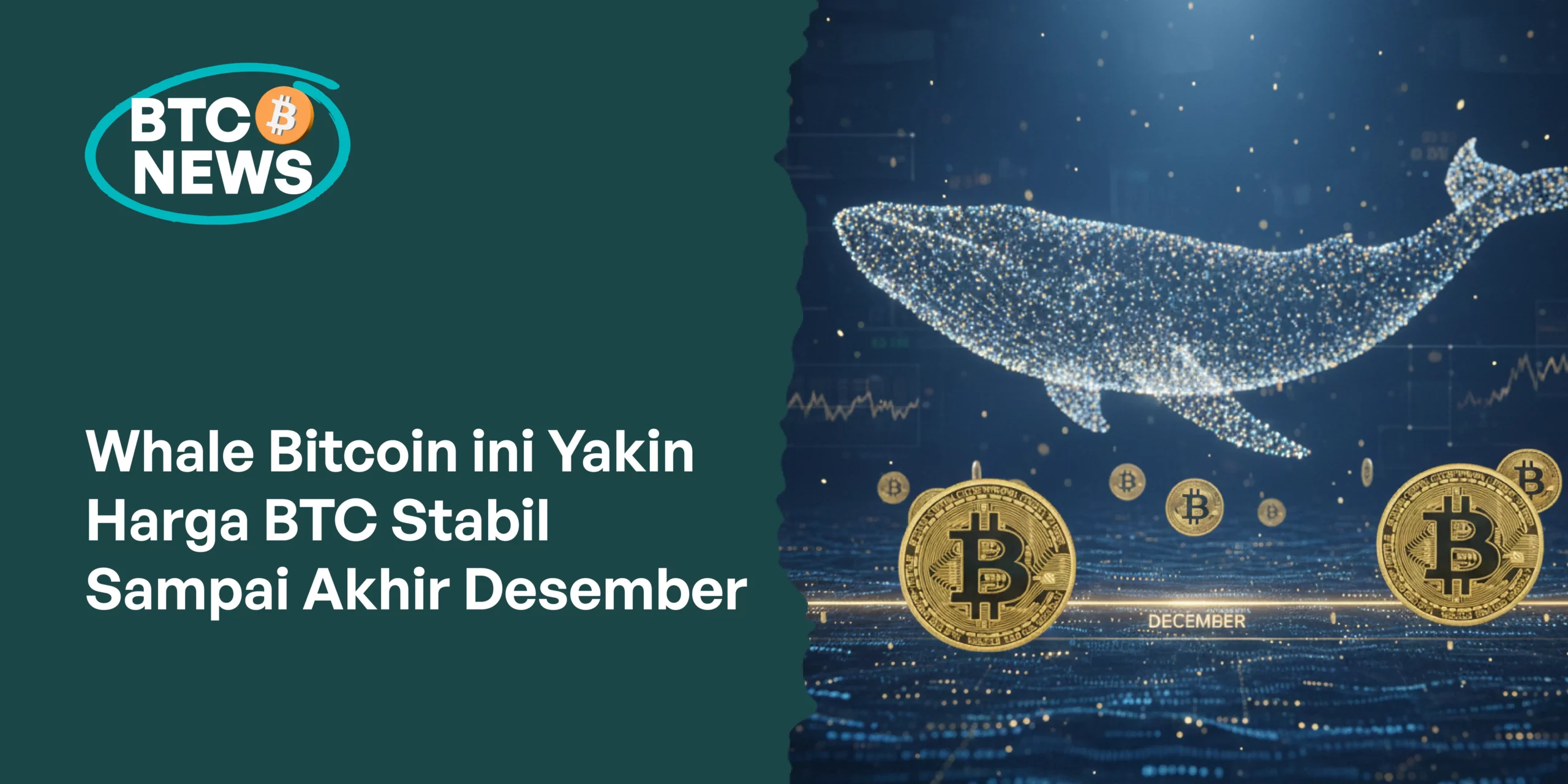 Whale Bitcoin ini Yakin Harga BTC Stabil Sampai Akhir Desember