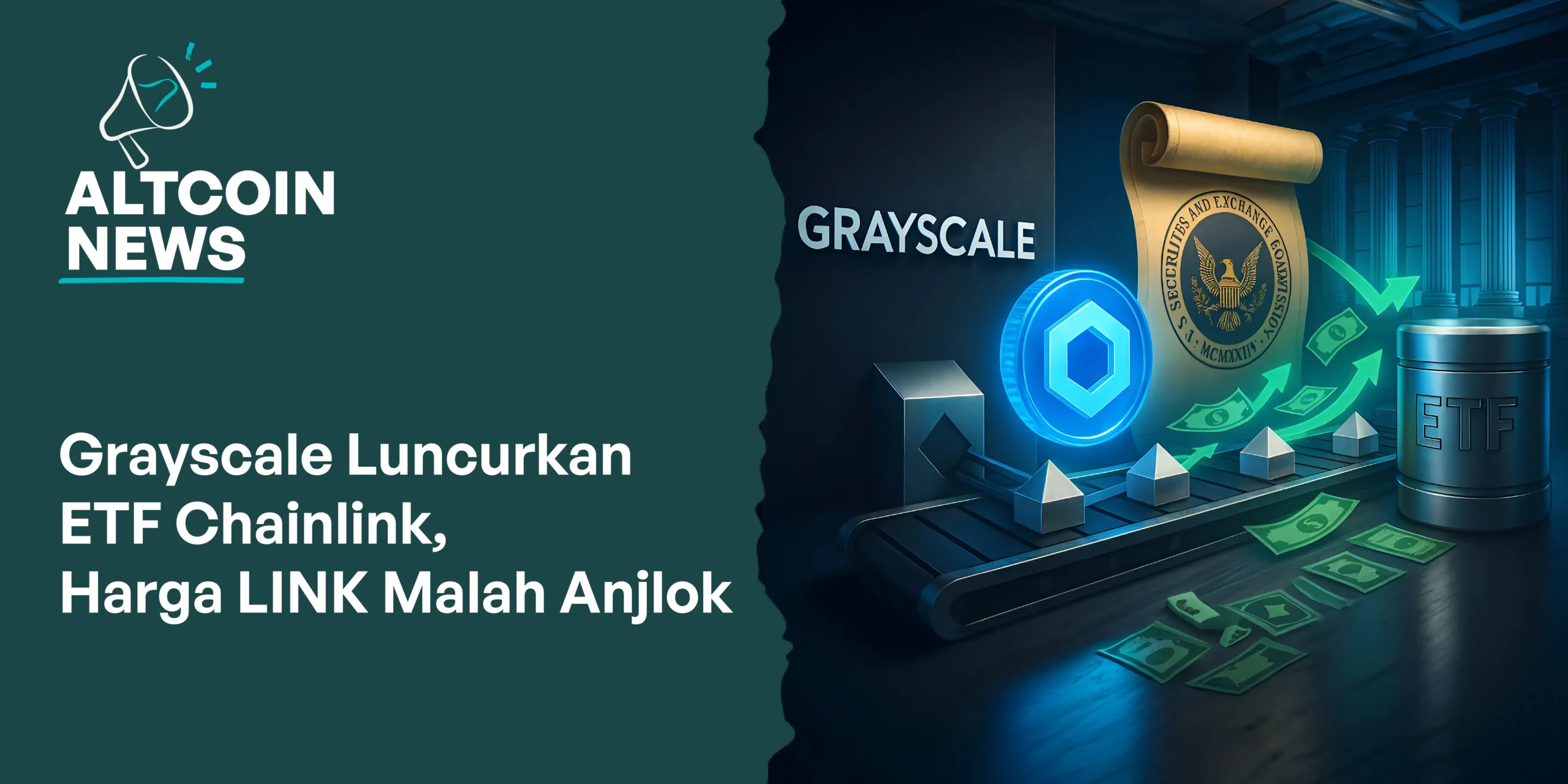 Grayscale Luncurkan ETF Chainlink, Harga LINK Malah Anjlok